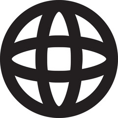 Globe Vector Line Icon