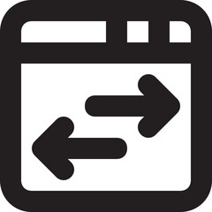 Data Share Vector Line Icon