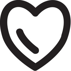 Heart Vector Line Icon