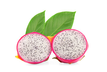 Dragon fruit isolated on white background