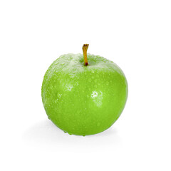 Green apple isolated on white background