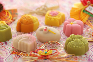 日本の伝統のお祝い事や引き出物のお菓子