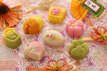 日本の伝統のお祝い事や引き出物のお菓子