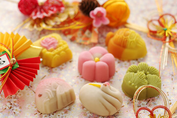 日本の伝統のお祝い事や引き出物のお菓子