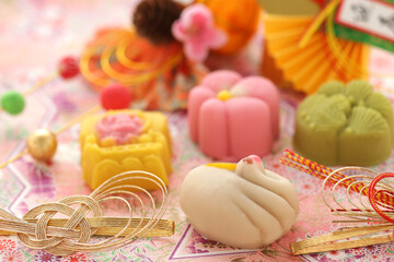 日本の伝統のお祝い事や引き出物のお菓子