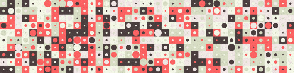 Abstract Geometric Pattern generative computational art illustration