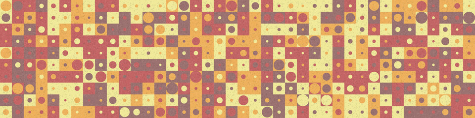 Abstract Geometric Pattern generative computational art illustration