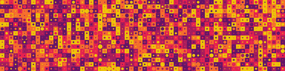 Abstract Geometric Pattern generative computational art illustration
