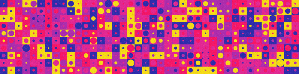 Abstract Geometric Pattern generative computational art illustration