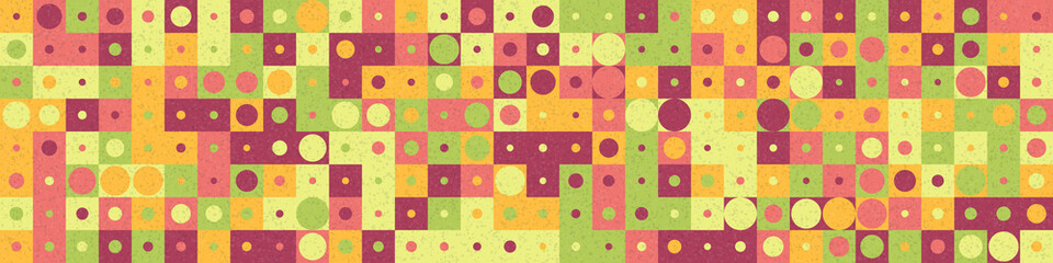 Abstract Geometric Pattern generative computational art illustration