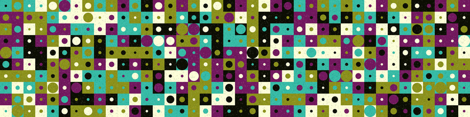 Abstract Geometric Pattern generative computational art illustration