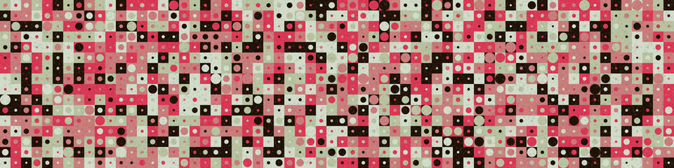 Abstract Geometric Pattern generative computational art illustration