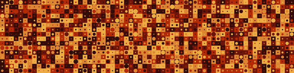 Abstract Geometric Pattern generative computational art illustration