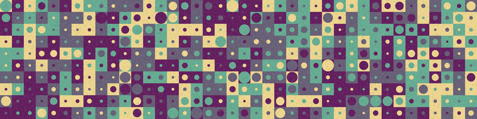 Abstract Geometric Pattern generative computational art illustration