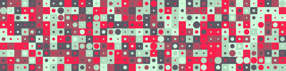 Abstract Geometric Pattern generative computational art illustration