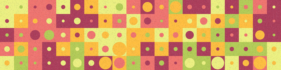 Abstract Geometric Pattern generative computational art illustration