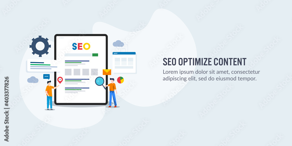Poster content optimization for better search engine ranking on web. seo optimized content driving traffic 