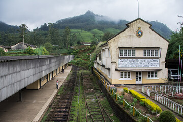 Fototapeta na wymiar Estación de Tren de Nuwara Eliya. Sri Lanka