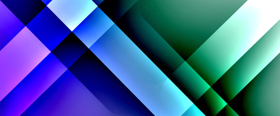 Obraz na płótnie Canvas Fluid gradients with dynamic diagonal lines abstract background. Bright colors with dynamic light and shadow effects. Vector wallpaper or poster