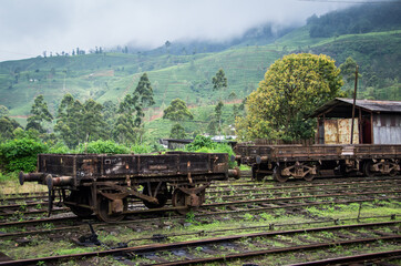 Fototapeta premium Estación de Tren de Nuwara Eliya. Sri Lanka