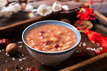 Chinese traditional food, Laba porridge.Breakfast cereals