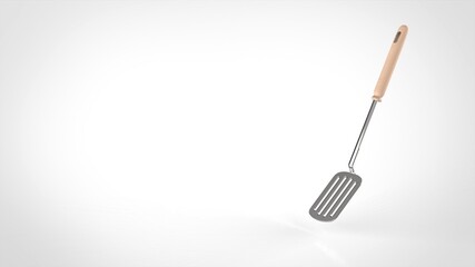 fish turner white background one right front 3D Render