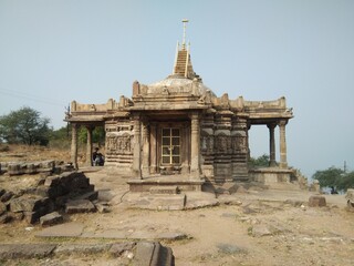 temple in archaeological site