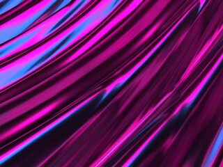 Colorful Liquid metallic wavy background