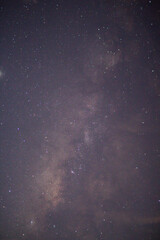 starry night sky with the beautiful milky way 