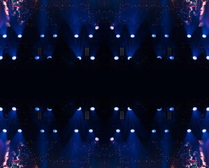 Abstract texture background for design. Stage light and smoke on stage, lighting and spotlights.