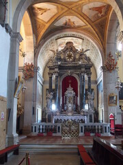 altar in the church of sveta eufemia, rovinj, croatia