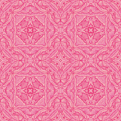 Seamless Ethnic Geometric Raster Pattern	