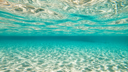Fototapeta na wymiar Shot from under the water