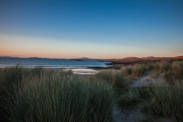 sunset on the irish coast