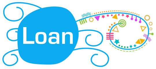 Loan Colorful Spiral Element Horizontal 