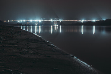 Fototapeta premium pier at night