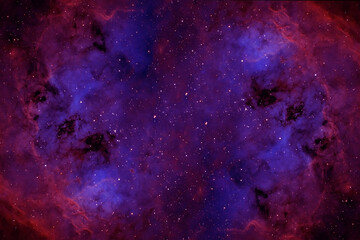 Naklejka na ściany i meble A beautiful colored galaxy in deep space. Elements of this image were furnished by NASA.
