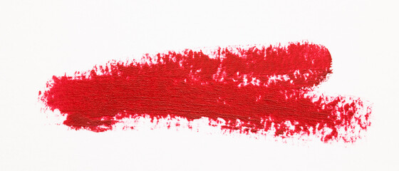 Red lipstick marks on white paper Pictures for female cosmetics
