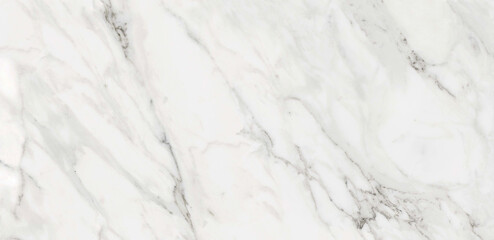 Fototapeta na wymiar Statuario marble design with gloss finish natural texture and veins