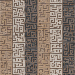 The Cuban national pattern of the ornament. Traditional ethnic texture design. 3D-rendering