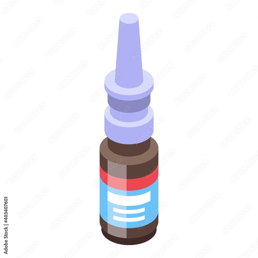 Aufkleber drops from common cold icon. isometric of drops from common cold vector icon for web design isolated
