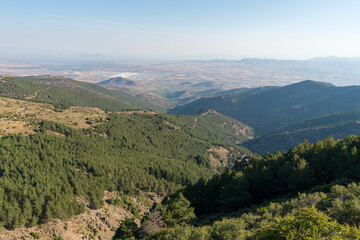 small town in a valley in the south of Spain