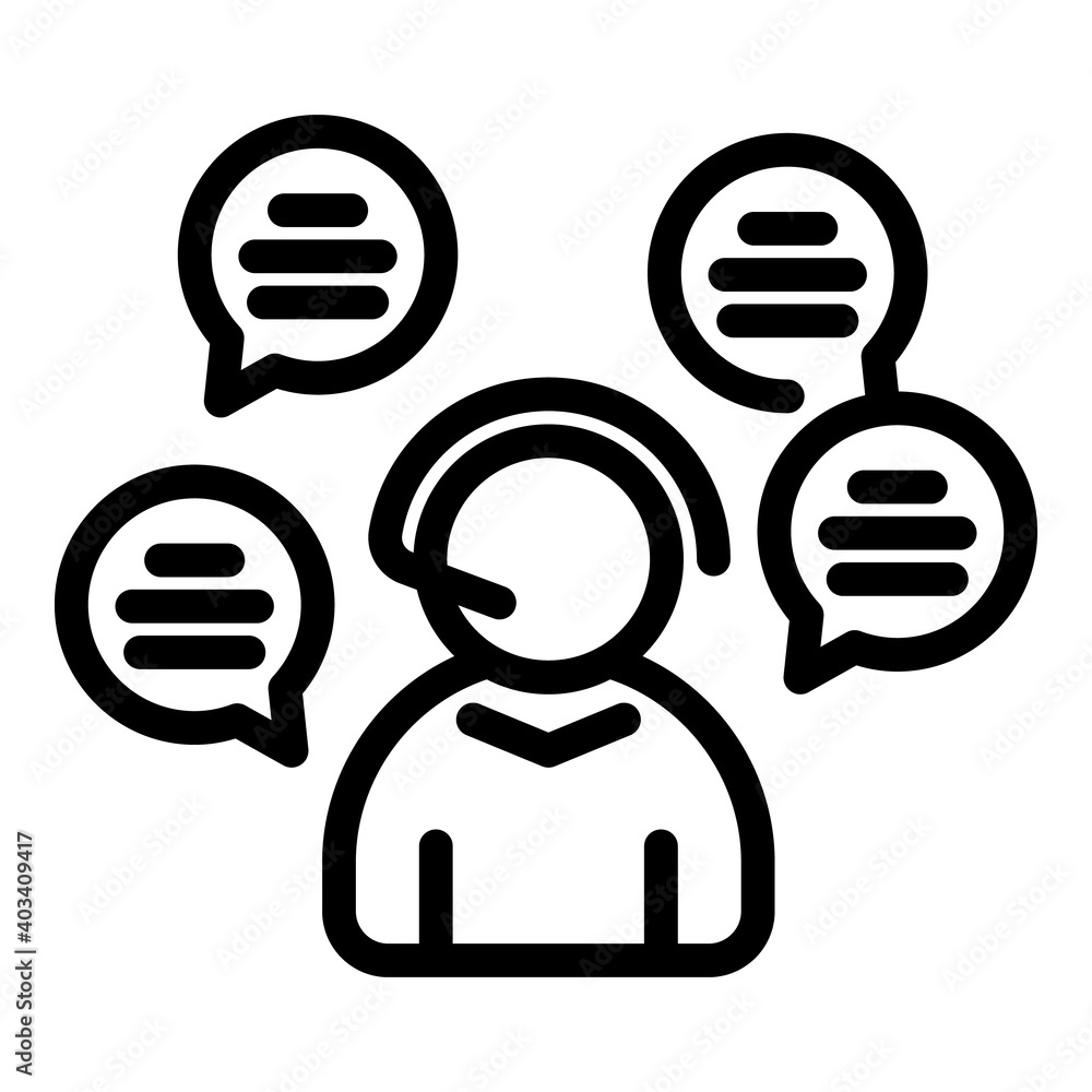 Aufkleber credibility icon. outline credibility vector icon for web design isolated on white background