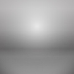 Gray studio background, vector. Empty velvet studio room. Multicolored abstract background. For wallpaper, display product, layout and presentation. Useful for backdrop and montage. Light studio room