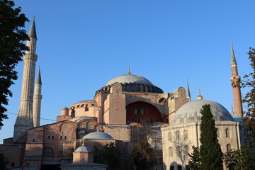 Fototapeta na wymiar Hagia Sophia Museum in Istanbul 