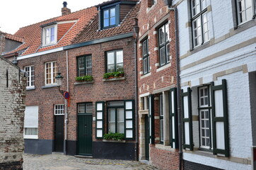Picturesque street in the old town