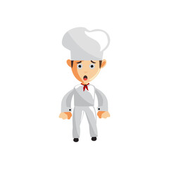 Chef character creation Illustration Template Pose Isolated