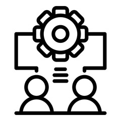 Expertise experience icon. Outline expertise experience vector icon for web design isolated on white background