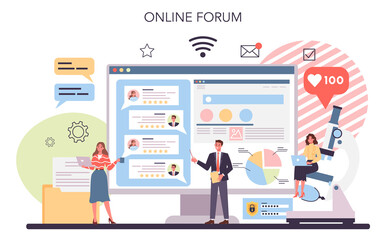 Competitor analysis online service or platform. Market research