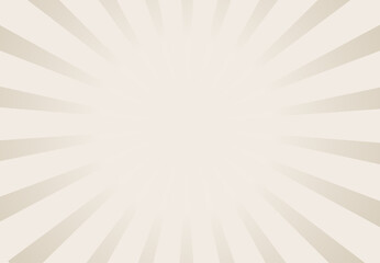 Radial stripes background. Trendy striped background. Soft backdrop with gradient for wallpaper, cover and banner template. Light line, abstract ray burst. Striped retro background